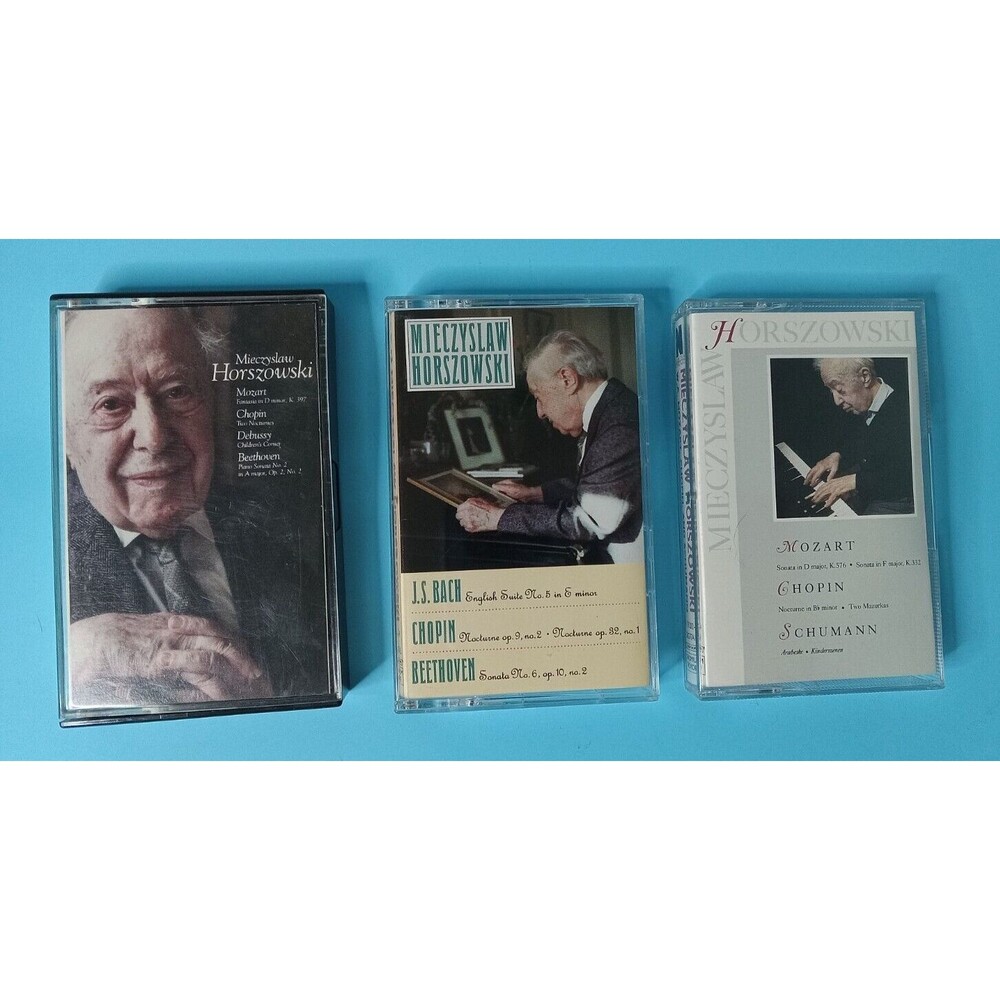 Classical Cassette Bundle (3) - Mieczyslaw Horszowski Piano (1986, 1988, & 1989)